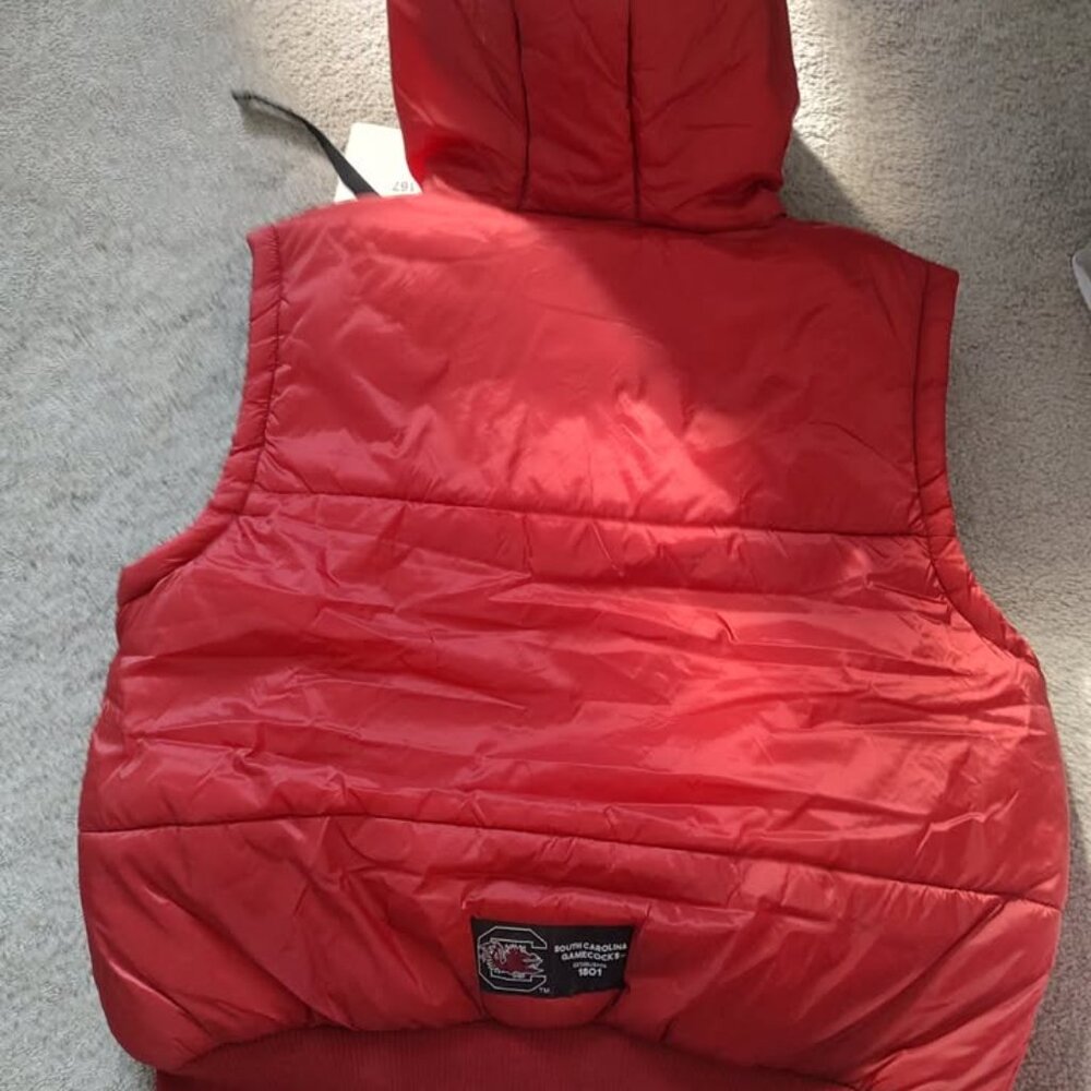 NWT SC Gamecocks Puffer Vest - Picture 3 of 3